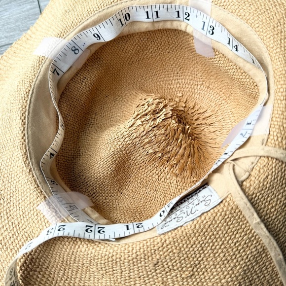 Sun n Sand Wide-brimmed Straw Hat Adjustable - Picture 11 of 11